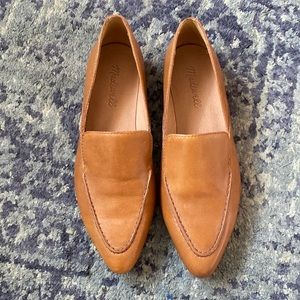 Madewell loafer in camel tan